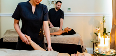 Couples massage thermae bath spa